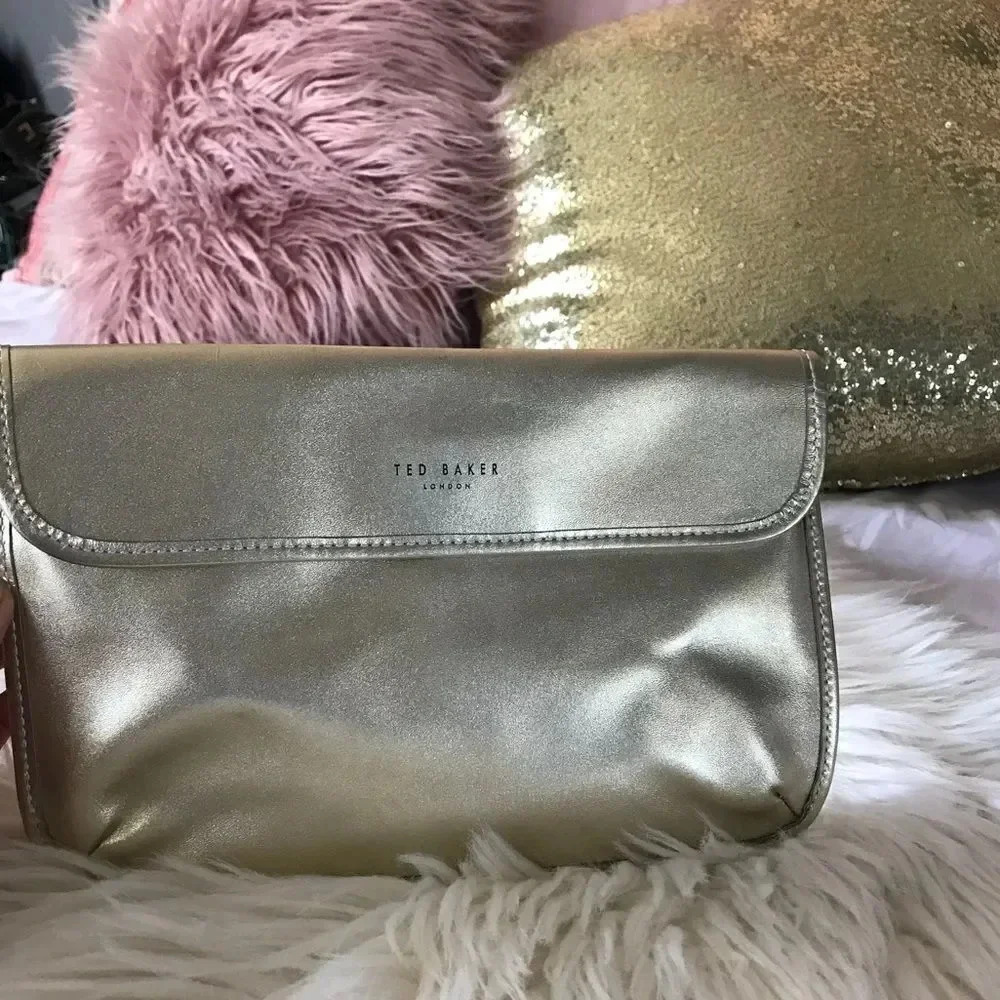 Ted Baker thin envelope style small clutch